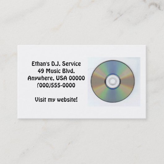 "CD"-Visitekaartjes Visitekaartje (Voorkant)