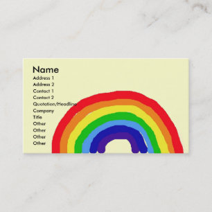 CD- Visitekaartjes voor regenboogkunst