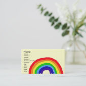 CD- Visitekaartjes voor regenboogkunst (Staand voorkant)