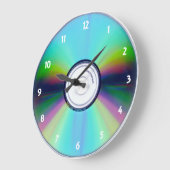 cd-wandklok grote klok (Hoek)