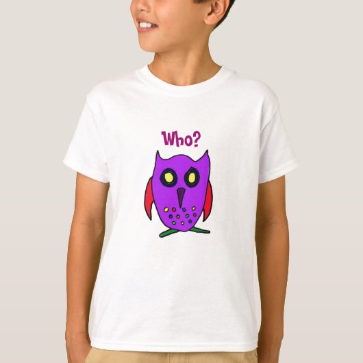CD-Wie? Owl Crtoon shirt (Voorkant)
