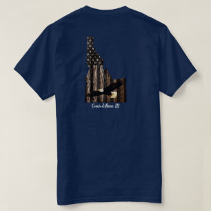 CDA - BALD ELGF - BURNT WOOD - IDAHO PATRIOT BLK T-SHIRT