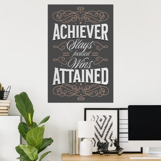 CDachieverart Poster (Thuiskantoor)