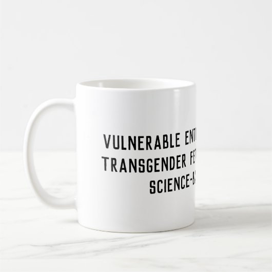 CDC 7 Verboden woorden Mok (Links)