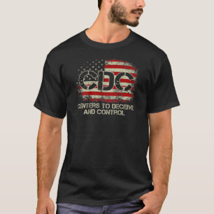 CDC-centra om Amerikaanse vlag te bedriegen en te  T-shirt