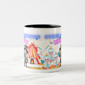 CDC - Cyber Defense Circus! Tweekleurige Koffiemok (Center)