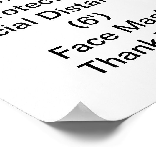 CDC-richtsnoeren voor COVID-19 Poster (Hoek)