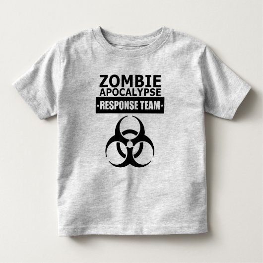 CDC Zombie Apocalypse Response Team Toddler T-shir Kinder Shirts (Voorkant)