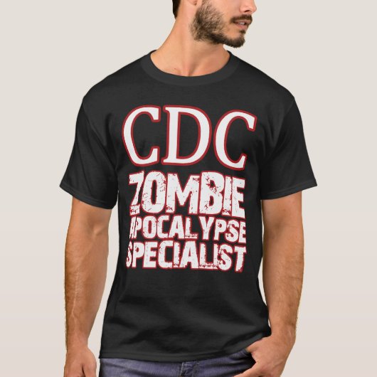 CDC Zombie Apocalypse Specialist T-shirt (Voorkant)