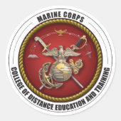 CDET-Stickers Ronde Sticker (Voorkant)