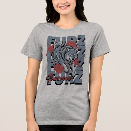 CDfurzpackmate Tri-Blend Shirt (Voorkant)