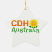 CDH Australia Kerstversiering Keramisch Ornament (Voorkant)
