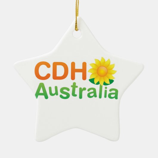 CDH Australia Kerstversiering Keramisch Ornament (Voorkant)