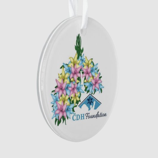 CDH Awareness Acryl Ornament (voorkant)