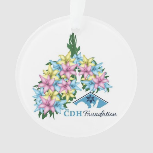 CDH Awareness Acryl Ornament (voorkant)