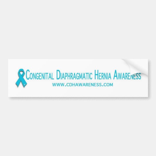 CDH Awareness Bumpersticker (Voorkant)