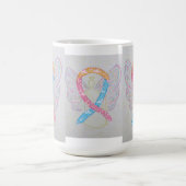 CDH Awareness Ribbon Angel Art Mok (Center)