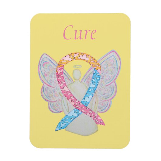 CDH Awareness Ribbon Angel Custom Art Magnets Magneet (Verticaal)