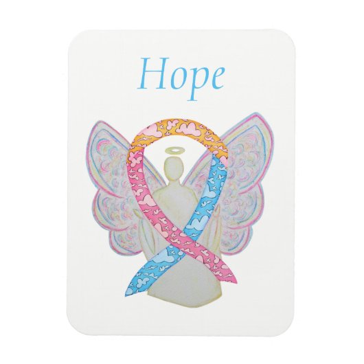 CDH Awareness Ribbon Angel Custom Art Magnets Magneet (Verticaal)