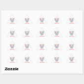 CDH Awareness Ribbon Angel Custom Sticker Decals (Vel)
