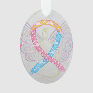 CDH Awareness Ribbon Angel Ornament