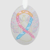 CDH Awareness Ribbon Angel Ornament (achterkant)