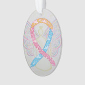 CDH Awareness Ribbon Angel Ornament (voorkant)