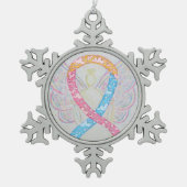 CDH Awareness Ribbon Angel Ornament (Voorkant)