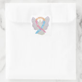 CDH Awareness Ribbon Cherub Angel Sticker Decals (Tas)