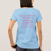 CDH Awareness Ribbon Custom Art Kleding T-shirt (Achterkant)