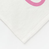 CDH Awareness Ribbon Custom Soft Fleece Blanket Deken (Hoek)