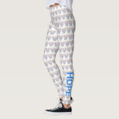 CDH Awareness Ribbon Hope Cure Cherub Leggings (Links)