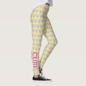 CDH Awareness Ribbon Hope Cure Cherub Leggings (Rechts)
