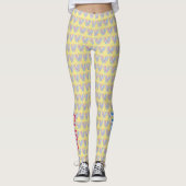 CDH Awareness Ribbon Hope Cure Cherub Leggings (Voorkant)