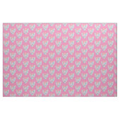 CDH Clouds Awareness Ribbon Angel Fabric Material Stof (Yard (91,4 cm))