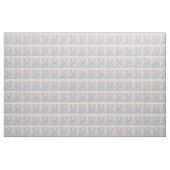 CDH Clouds Awareness Ribbon Angel Fabric Material Stof (Yard (91,4 cm))