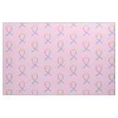 CDH Clouds Awareness Ribbon Fabric Custom Material Stof (Fat Quarter)