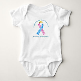 (CDHAR-01) CDH Awareness Ribbon Baby Bodysuit