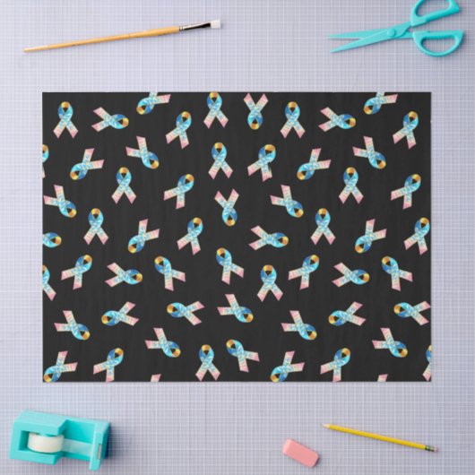 CDHARAB- (1) CDH Awareness Lint Weefselpapier Tissuepapier (Craft)