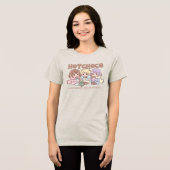 CDhete-chocolade Tri-Blend Shirt (Voorkant volledig)