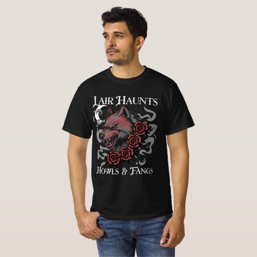 CDhowlsandfangs T-shirt (Voorkant volledig)