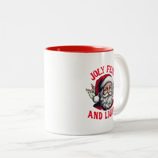 CDjollyfestand Tweekleurige Koffiemok (Voorkant rechts)