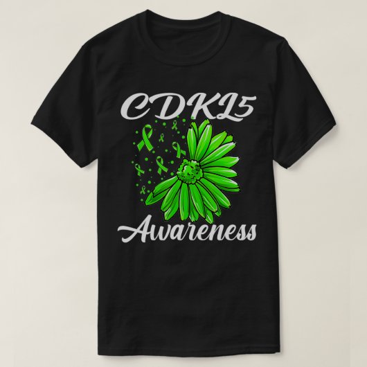 CDKL5 Awareness epileptic encephalopathy Related L T-shirt (Design voorkant)