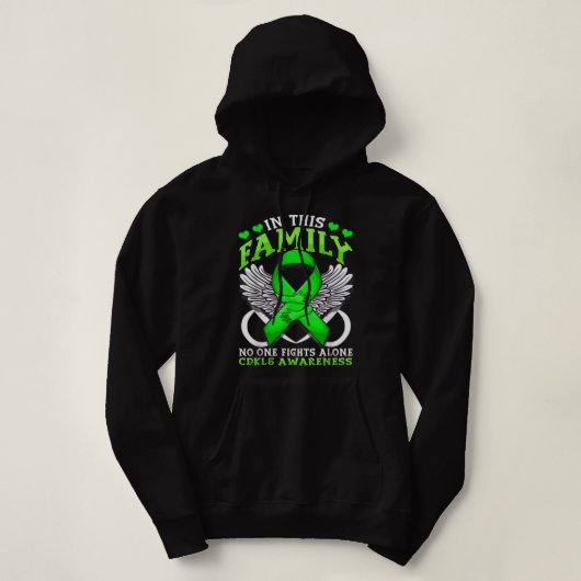 CDKL5 Bewustmaking epileptische encefalopathie Ger Hoodie (Design voorkant)