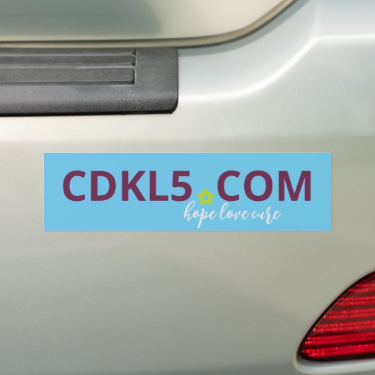 CDKL5-Bumpersticker Bumpersticker (Op auto)