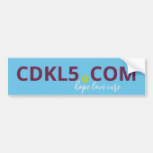 CDKL5-Bumpersticker Bumpersticker (Voorkant)