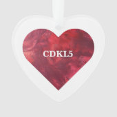 CDKL5 Heart Ornament (voorkant)