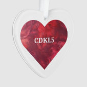  CDKL5 Heart Ornament (voorkant)