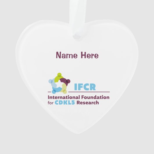 CDKL5 Heart Ornament (achterkant)