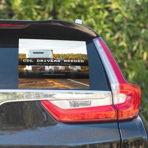 CDL Drivers Nodig vrachtwagenbedrijf Sticker